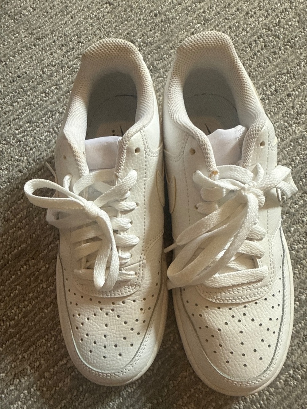 White Nike Dunk, Air Force’s , womens